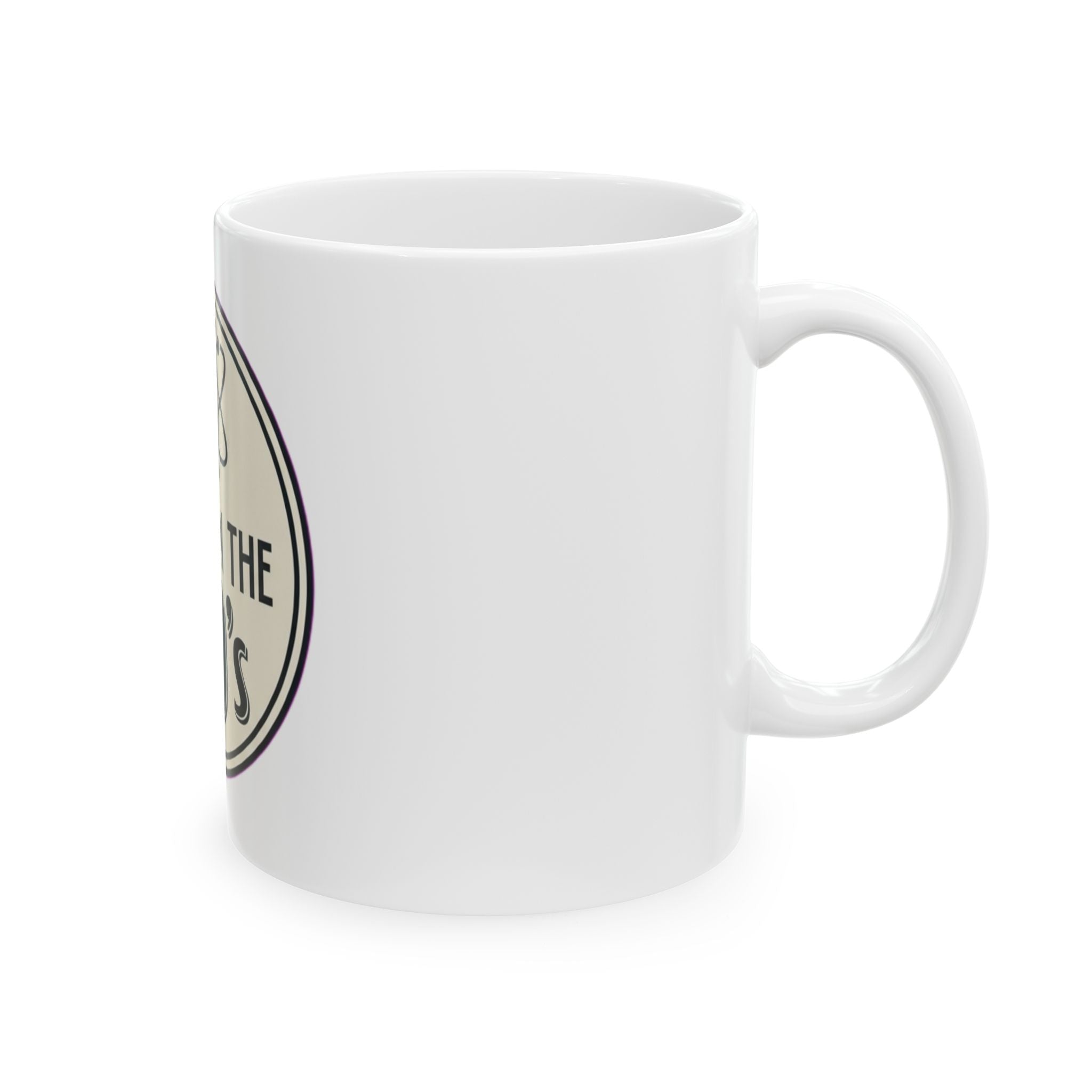 "Made in the 50's" White Ceramic Mug — Graphic
