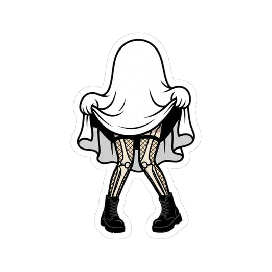"Sheet Pulled Up Ready to Nut" Sticker