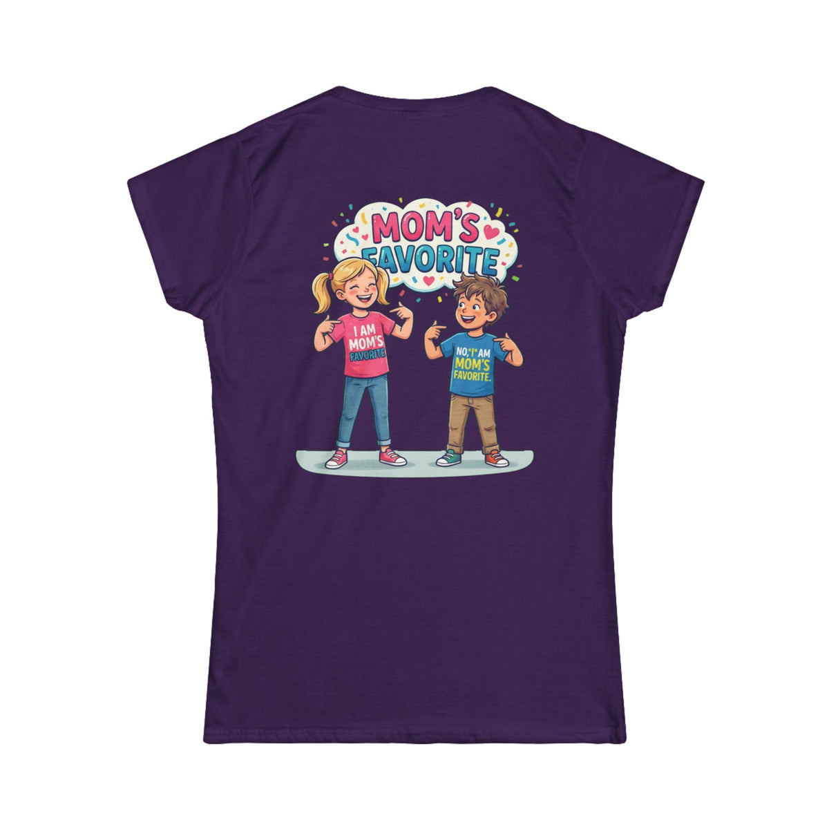 Color: Purple | Mom's Favorite Women's Tee