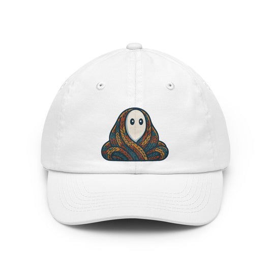 Color: White | Trying Not To Perceive Anything Dad Hat — Graphic