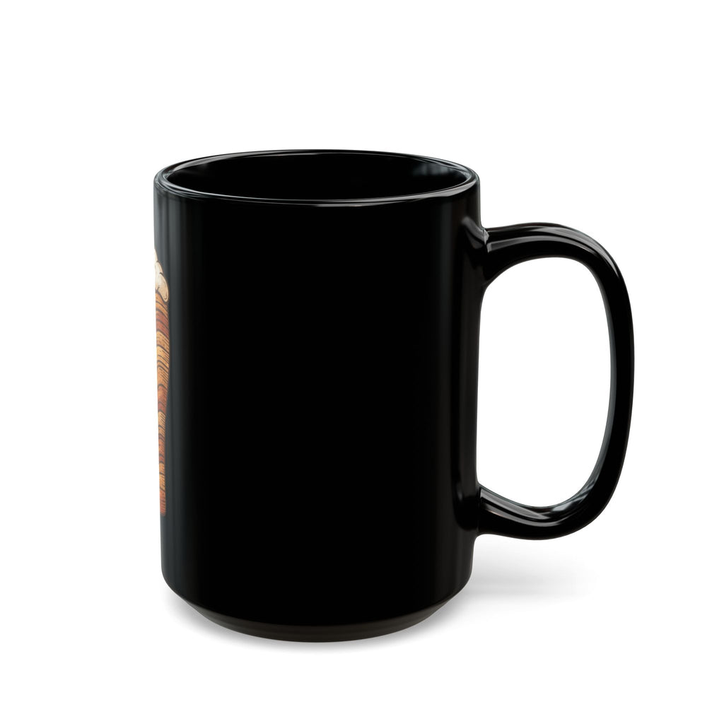 "Shifting Sandstone Beer Co." Black Ceramic Mug — Graphic