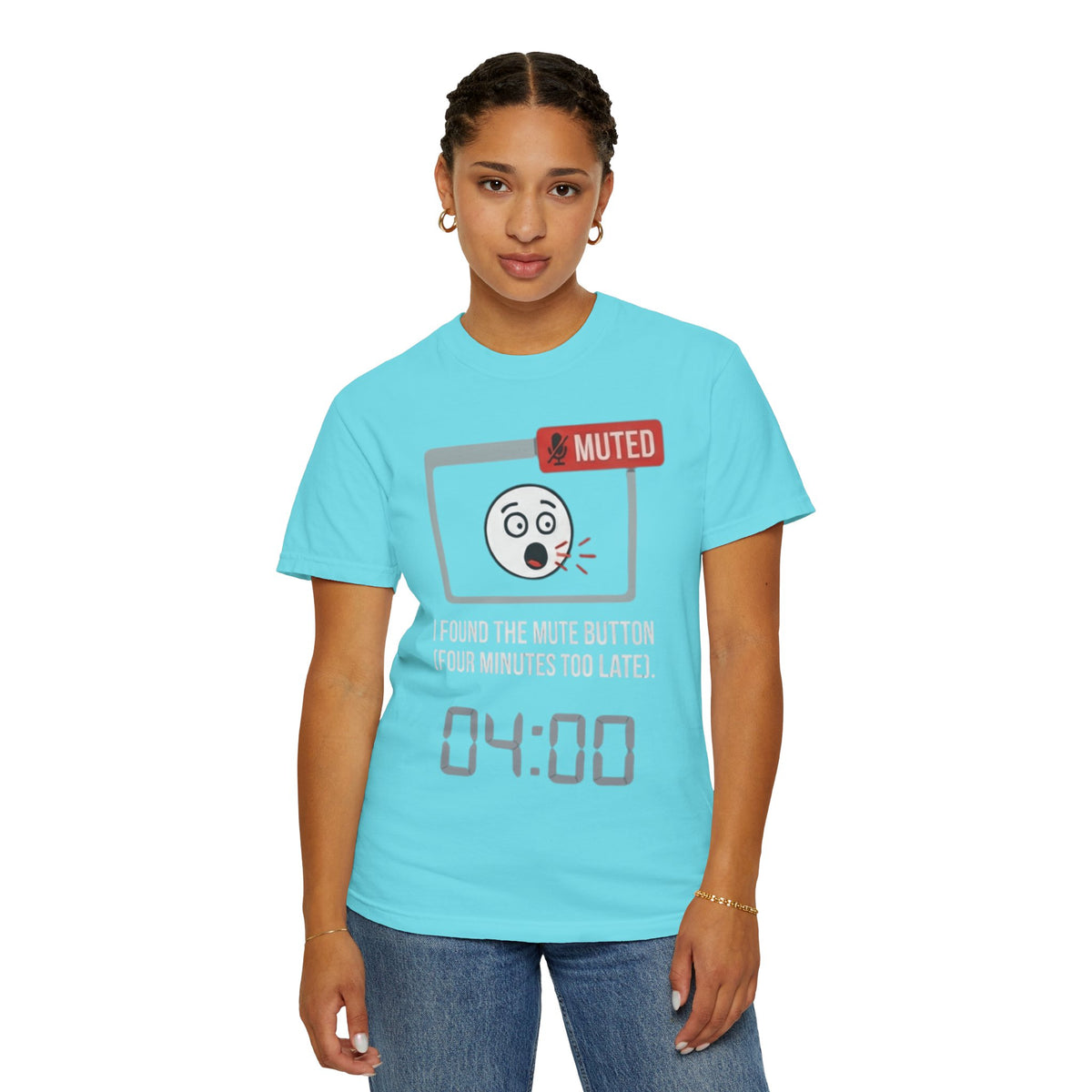 "I Found The Mute" Unisex Garment-Dyed Tee
