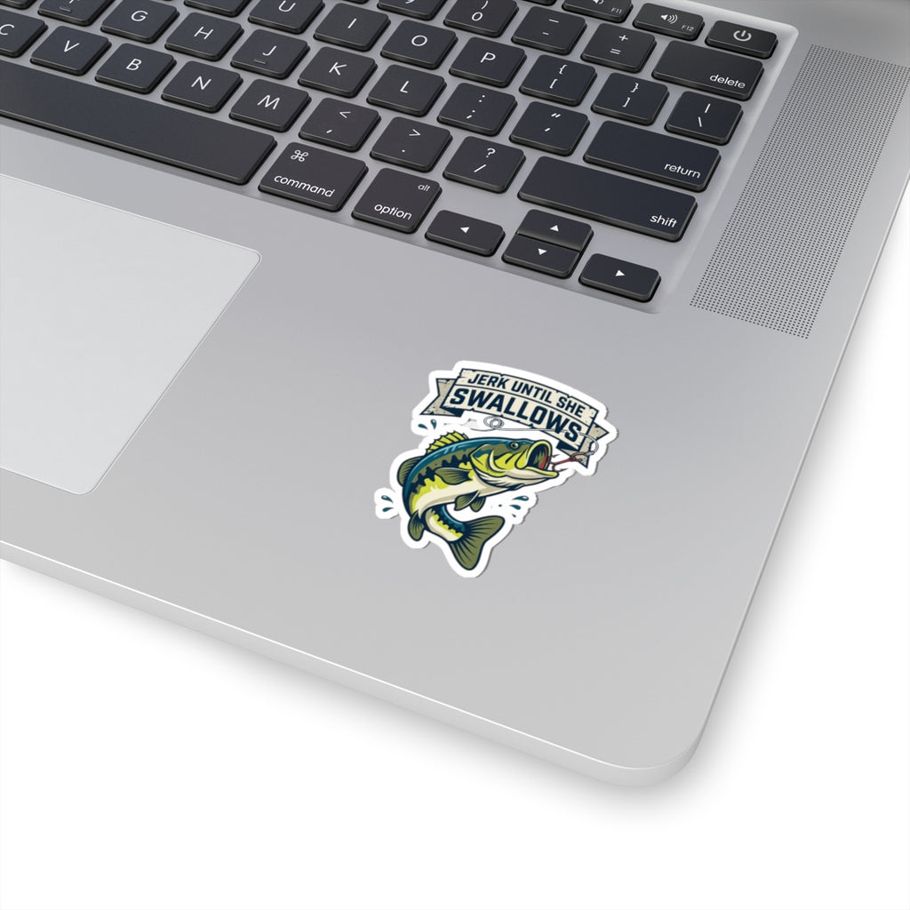 "Jerk Until She Swallows" Sticker — Main