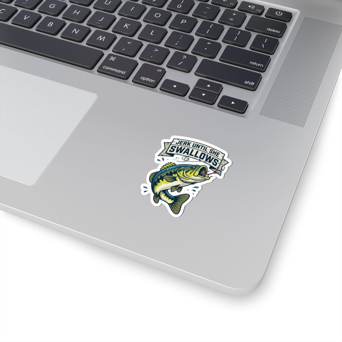 "Jerk Until She Swallows" Sticker — Main