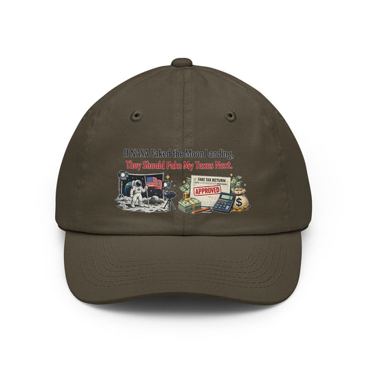 Color: Olive | They Lied About Both | Dad Hat — AttitudeShirts