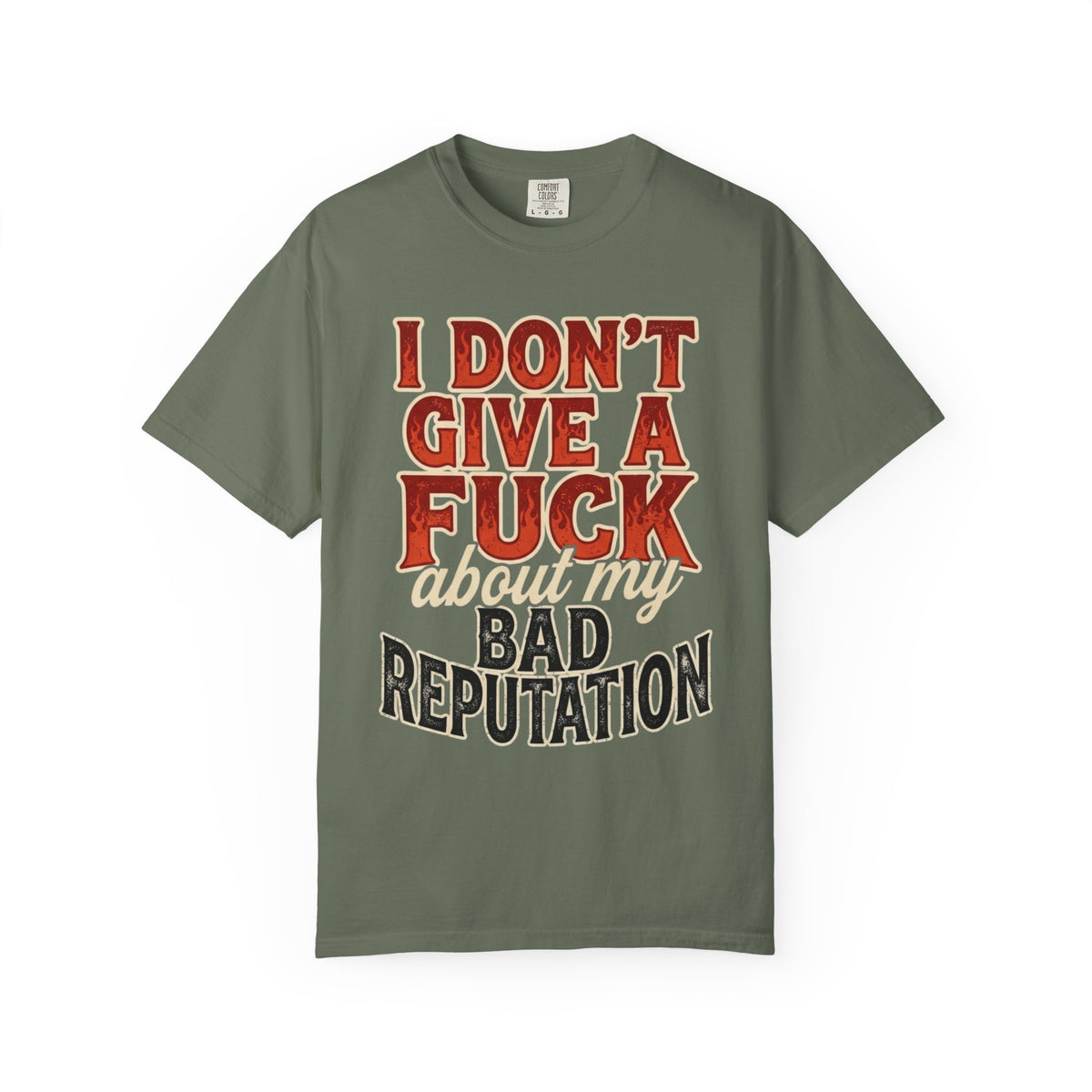Color: Moss | Bad Reputation Unisex Garment-Dyed Tee