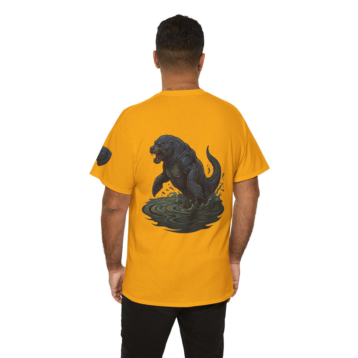 Color: Gold | Bunyip (Australian Aboriginal Mythology) Premium Graphic Tee