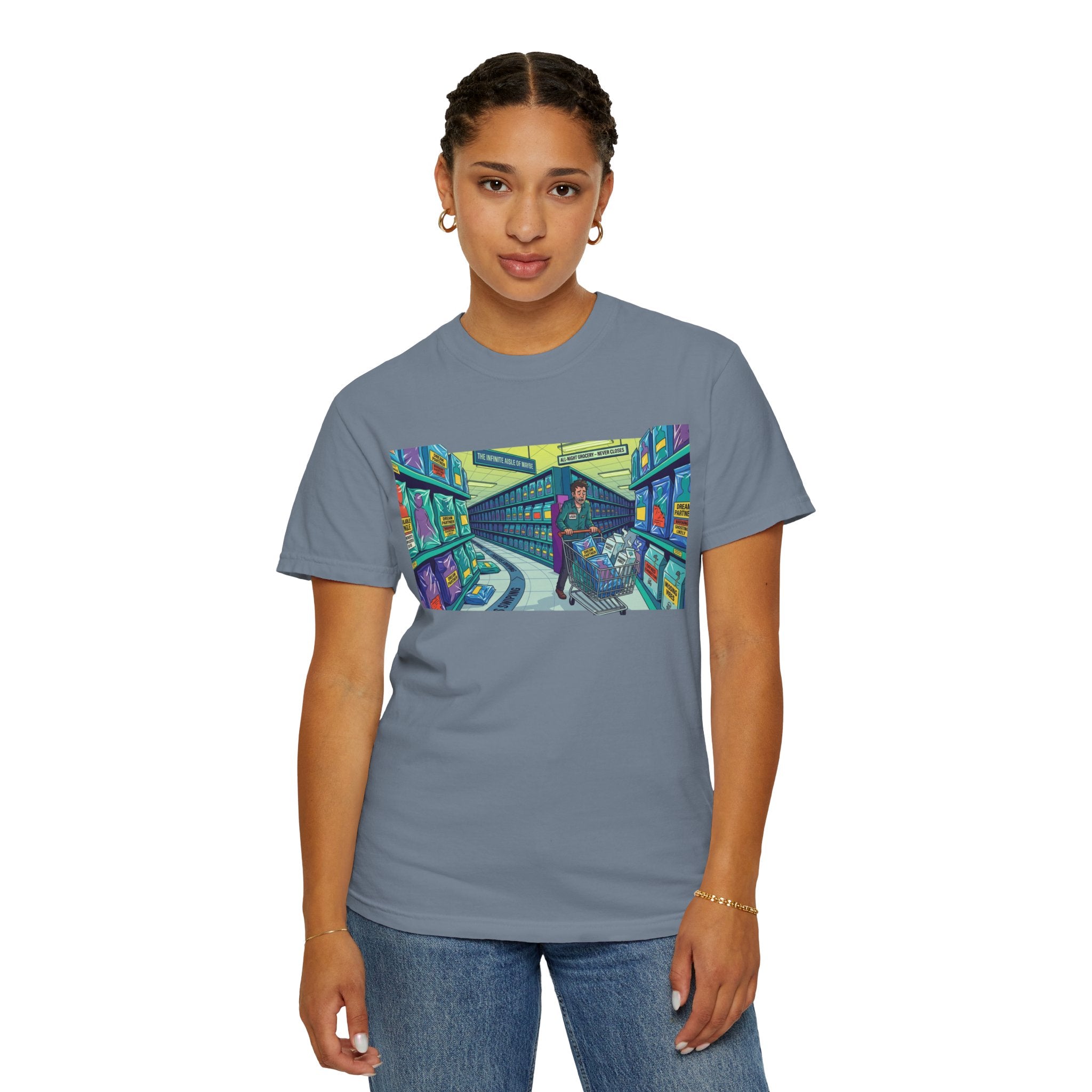 "Infinite Dating" Unisex Garment-Dyed Tee