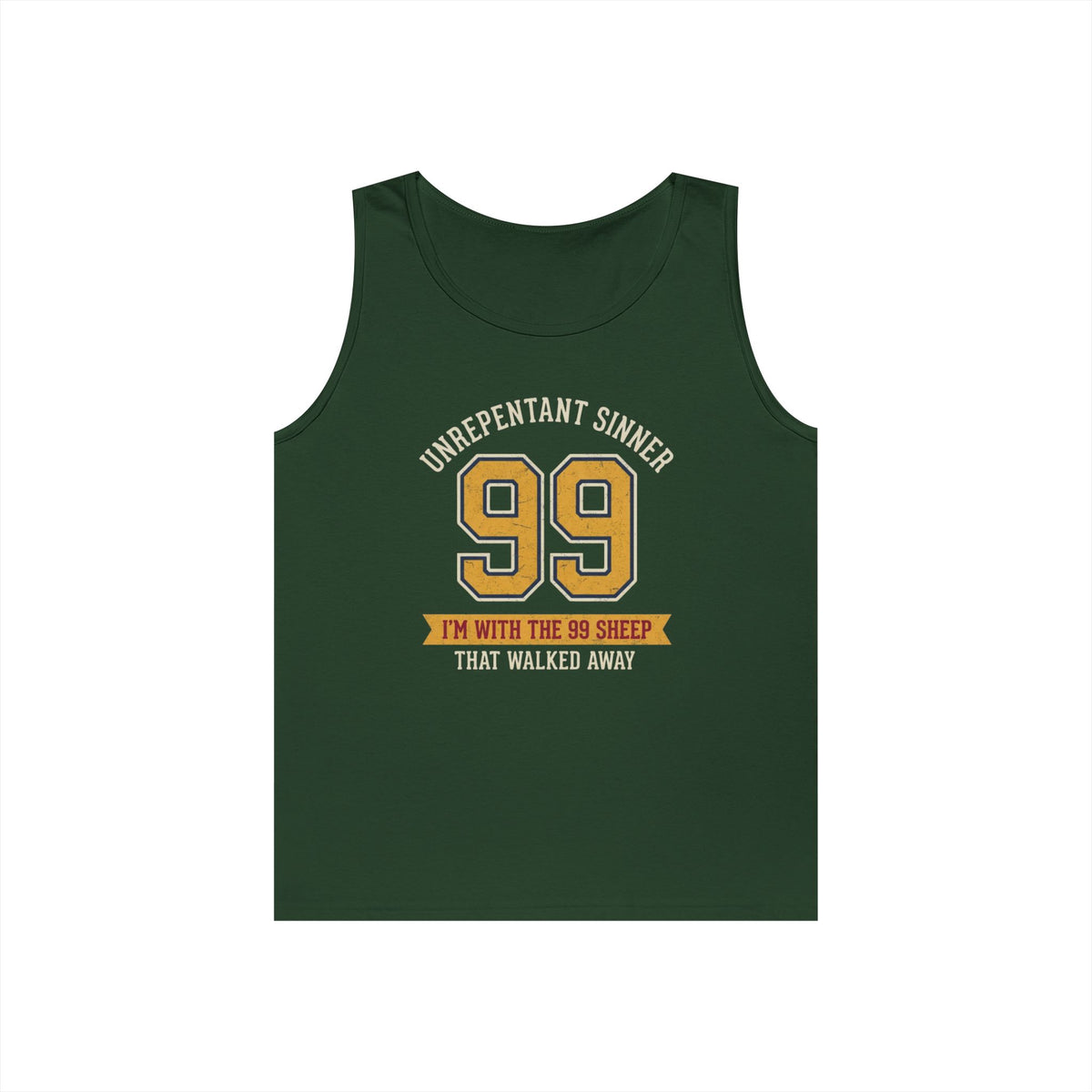 "Good Book Series 99 Unrepentant Sinner" Tank Top