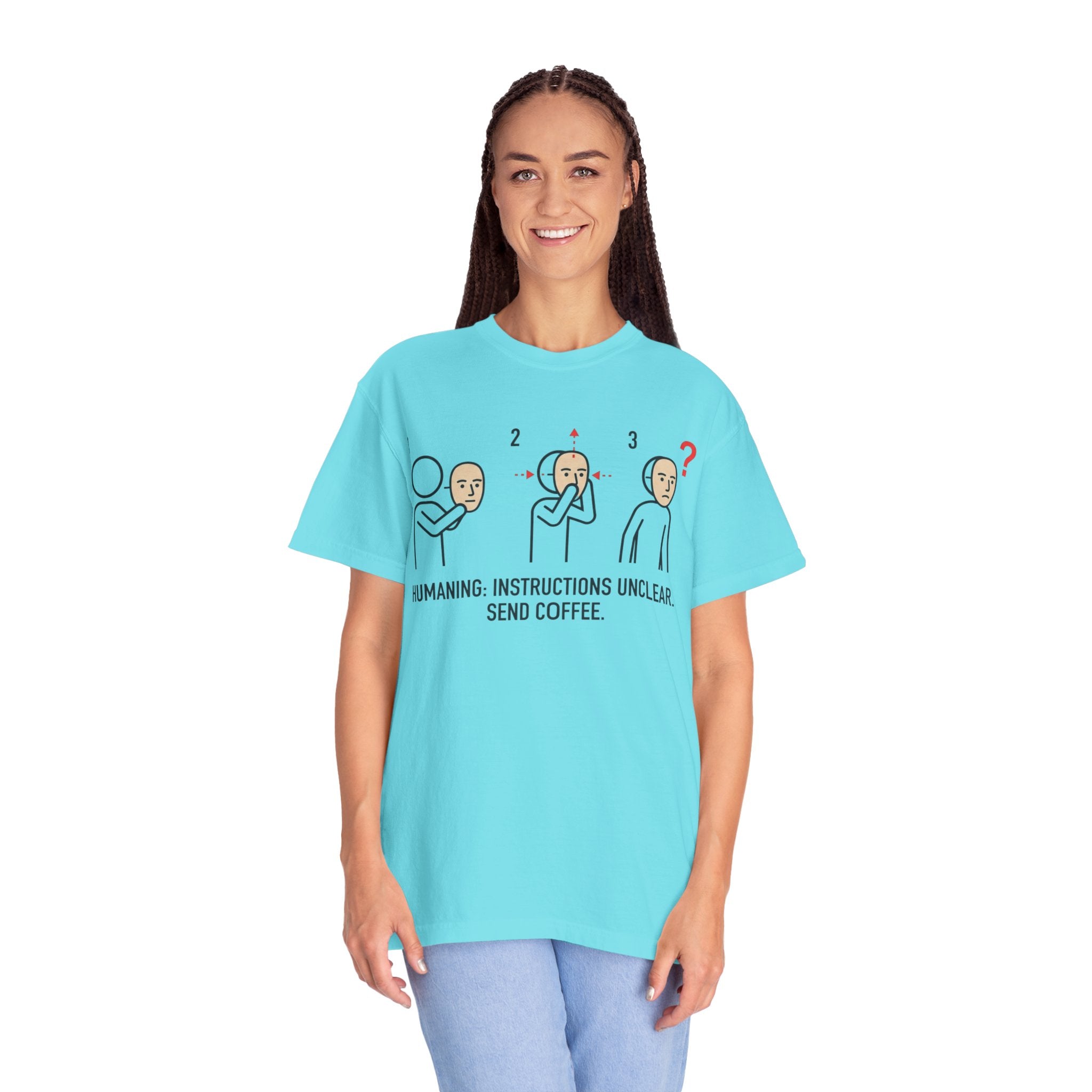 "Instructions Unclear" Unisex Garment-Dyed Tee