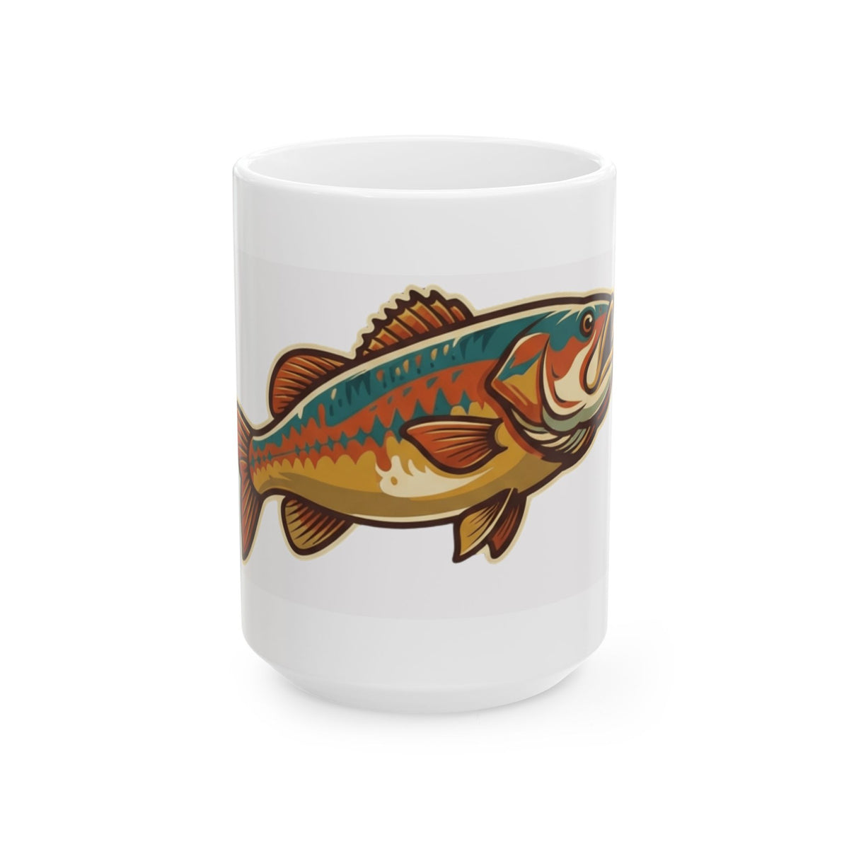 "I'm A Catch" White Ceramic Mug — Graphic