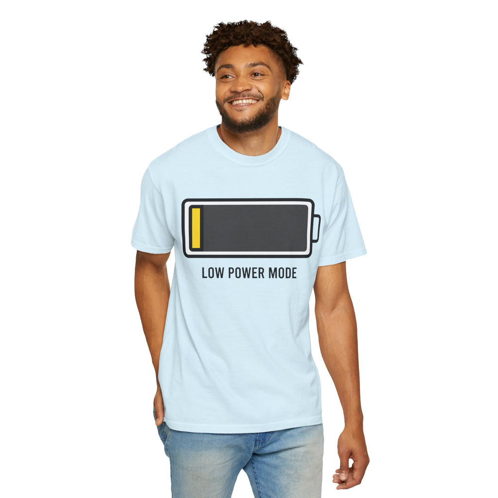 "Low Power Mode" Unisex Garment-Dyed Tee