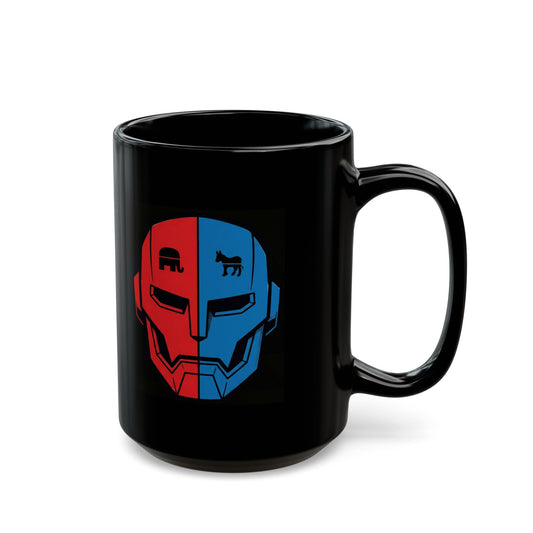 "My AI Has Opinions" Black Ceramic Mug — Graphic