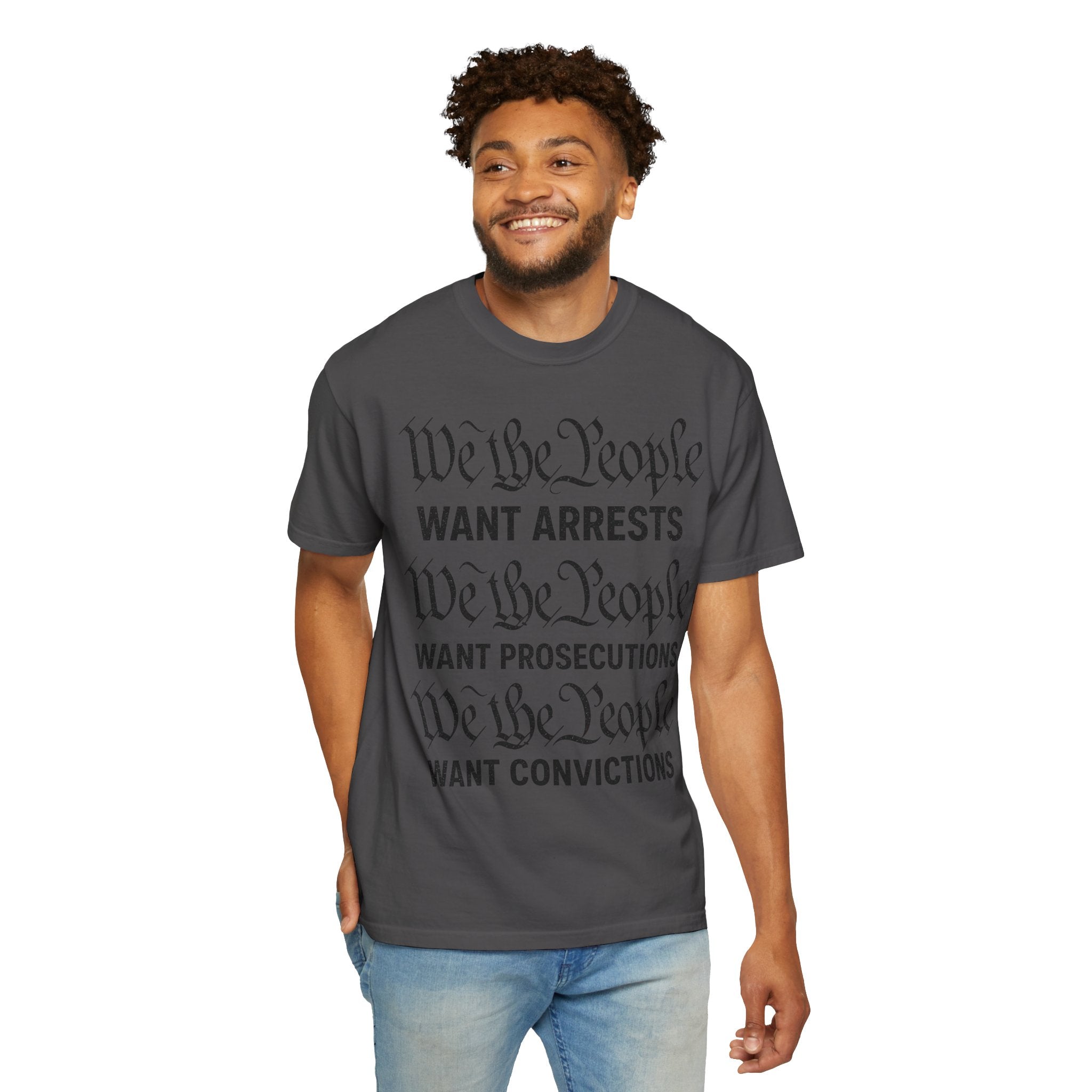 "We the People" Unisex Garment-Dyed Tee