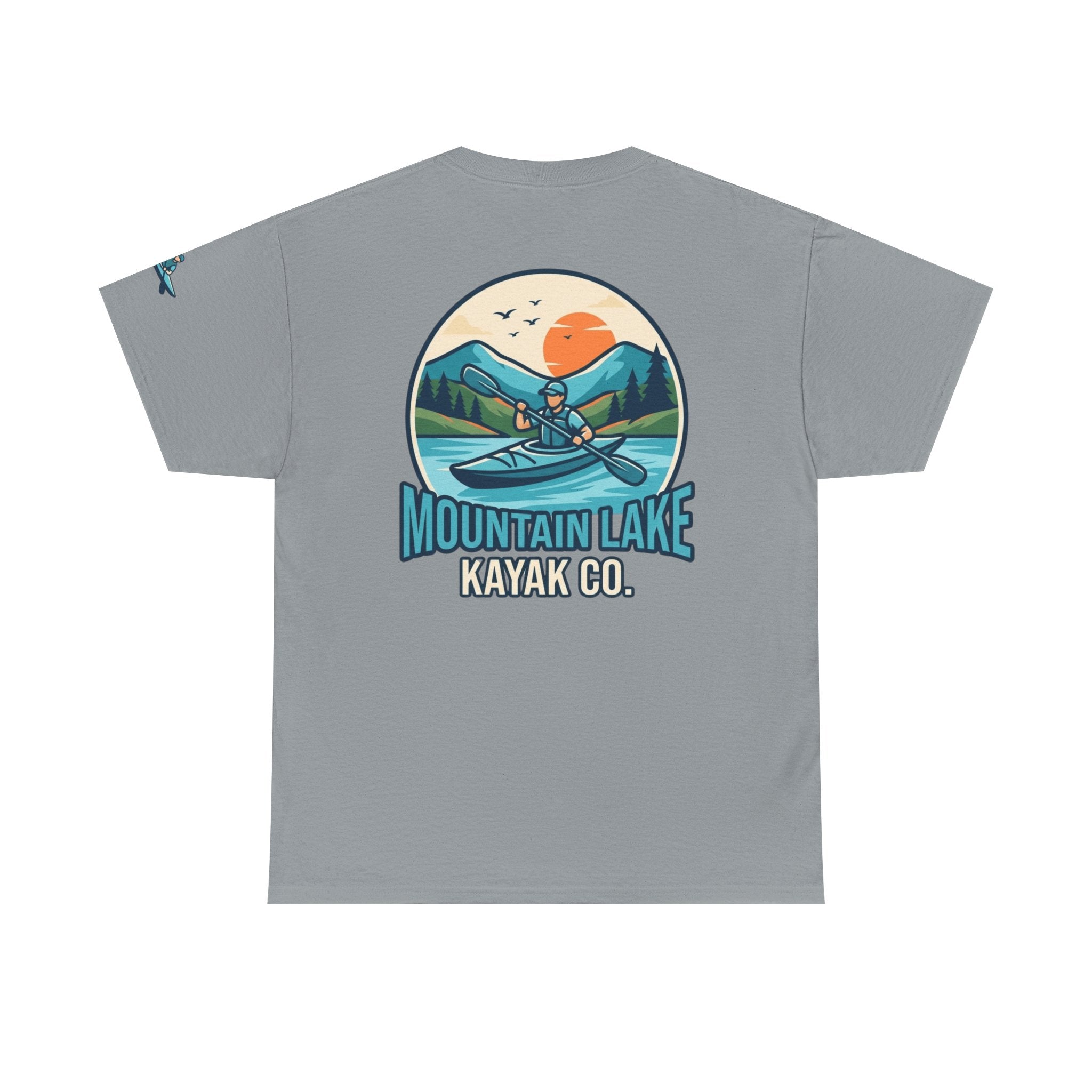 "Mountain Lake Kayak" Premium Graphic Tee