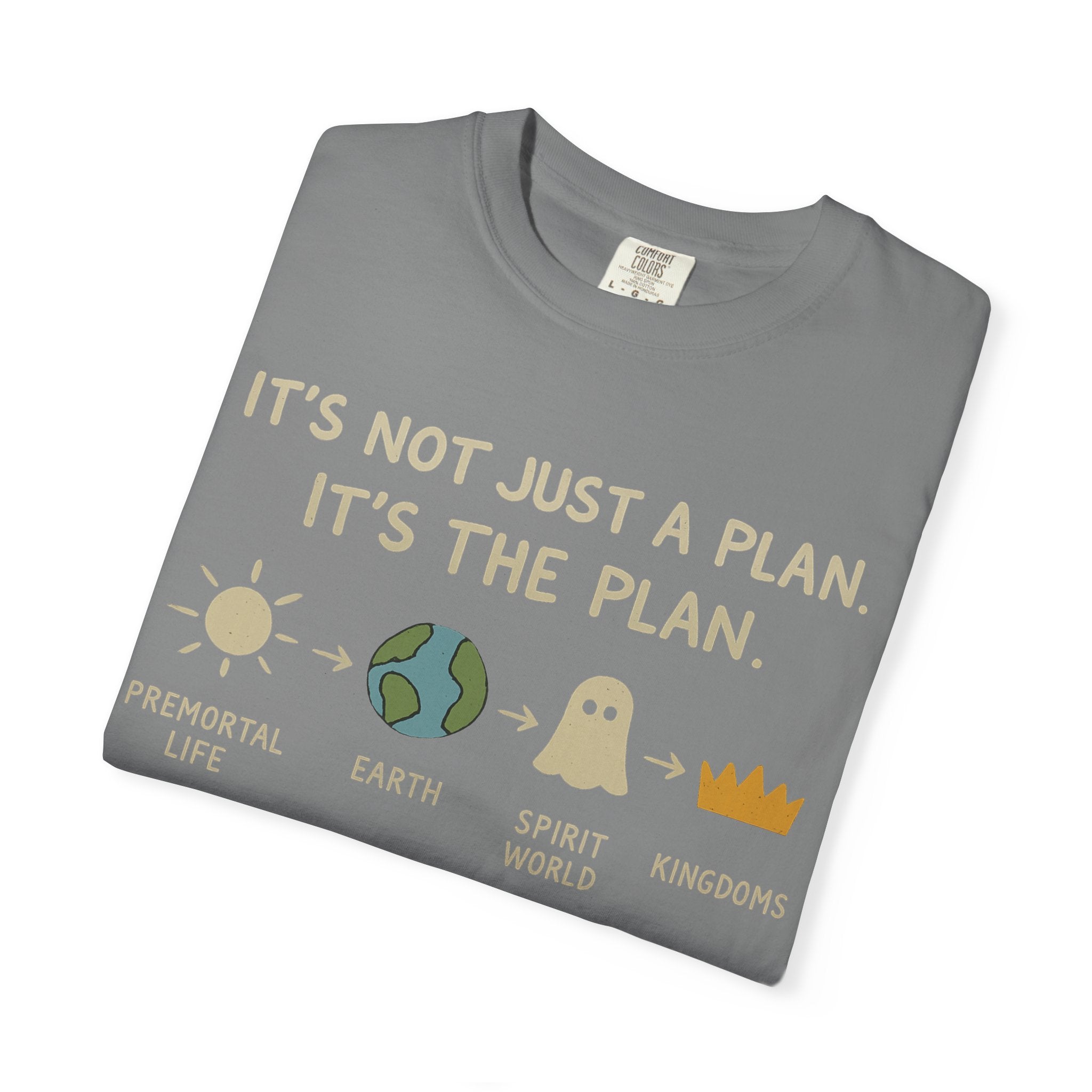 "It's The Plan" Unisex Garment-Dyed T-shirt