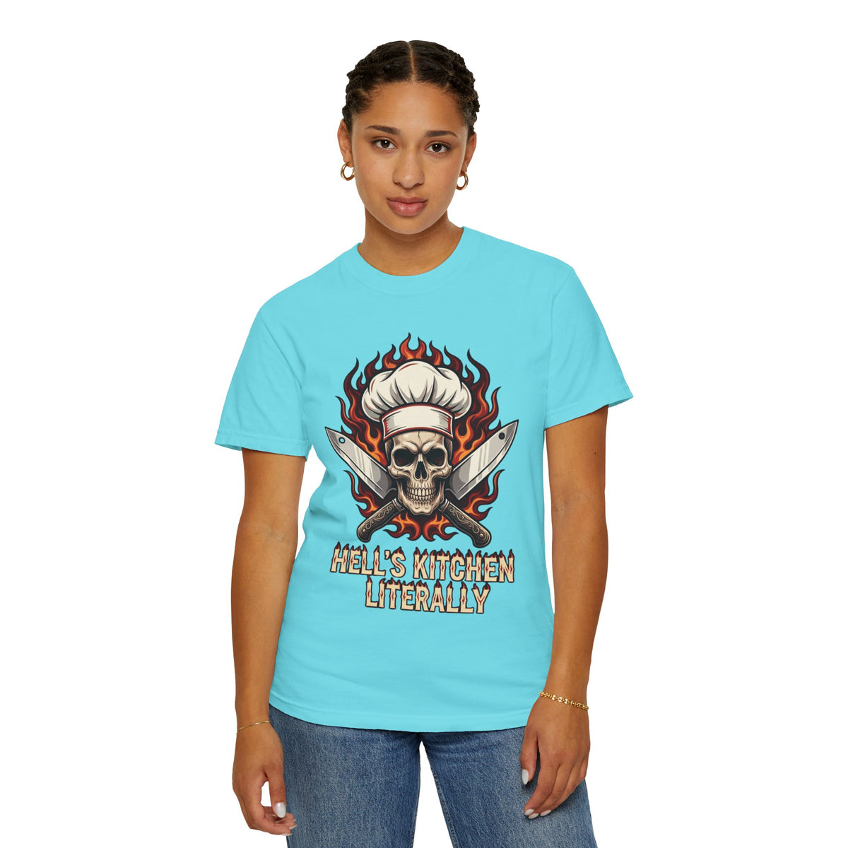 "Hell's Kitchen Literally" Unisex Garment-Dyed Tee