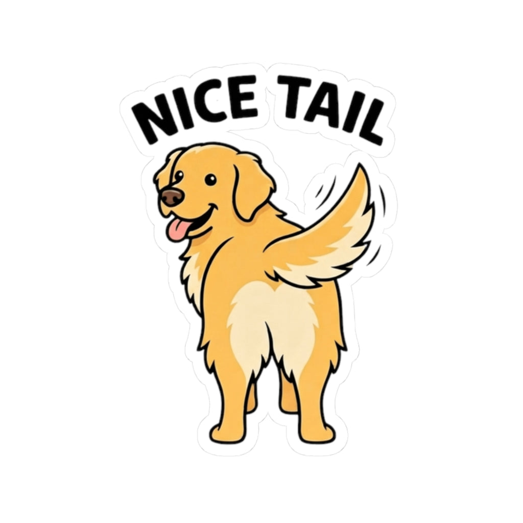 "Nice Tail" Sticker — Main