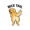 "Nice Tail" Sticker — Main