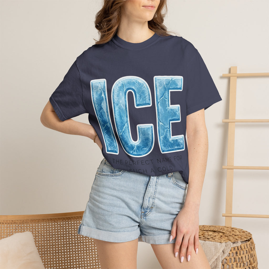 "ICE Cold Government" Unisex Garment-Dyed T-shirt