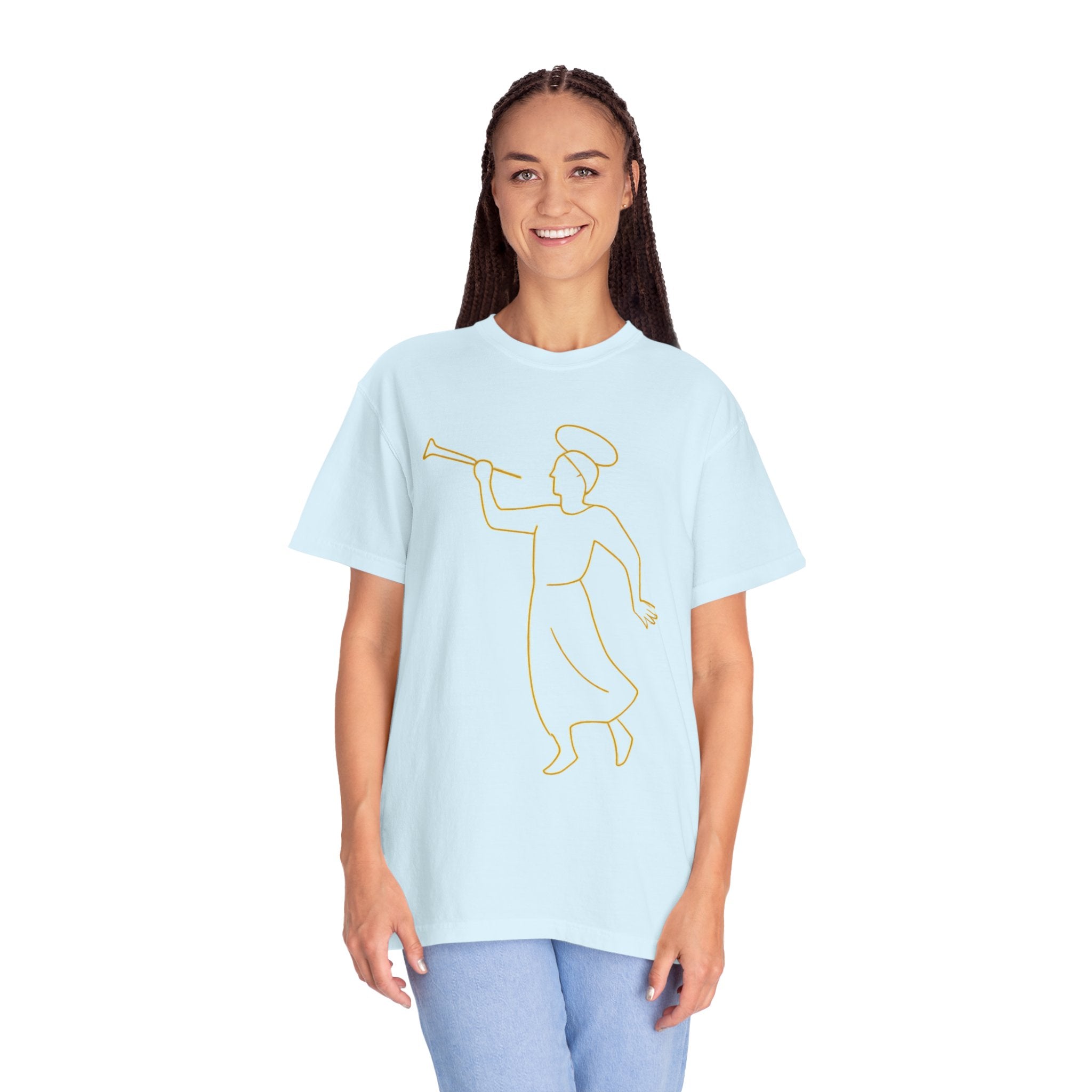 "Angel Moroni" Unisex Garment-Dyed T-shirt