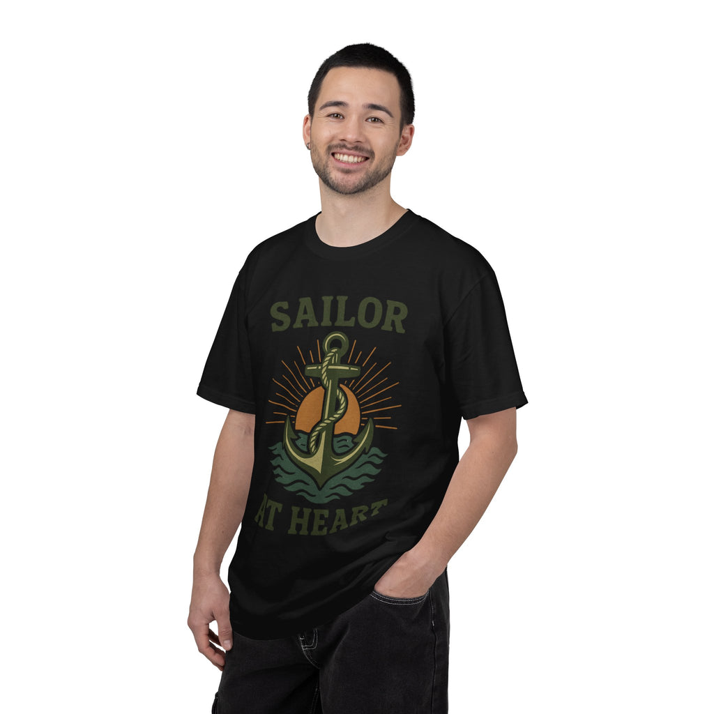 "Sailor at Heart" Unisex Garment-Dyed T-shirt