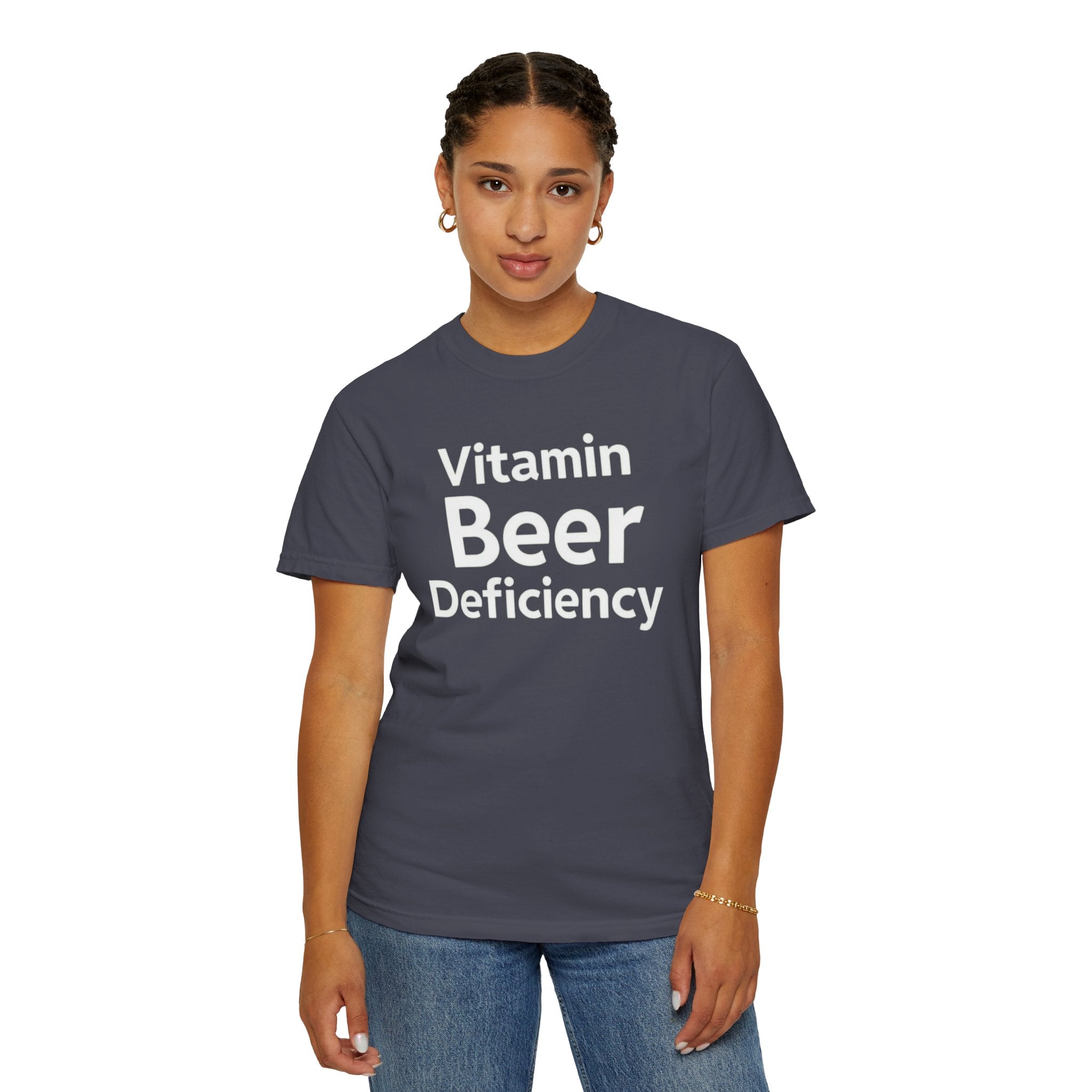 "Vitamin Beer" Unisex Garment-Dyed T-shirt