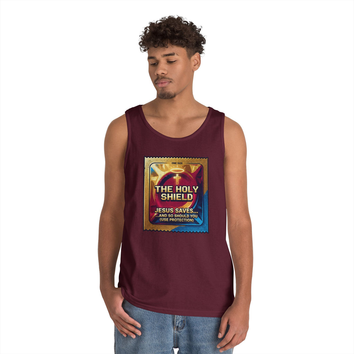 "Good Book Series The Holy Shield" Tank Top