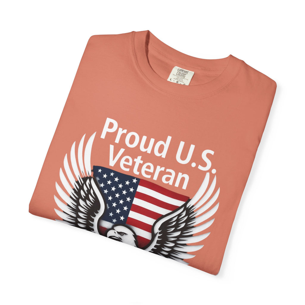 "Proud Veteran" Unisex Garment-Dyed T-shirt