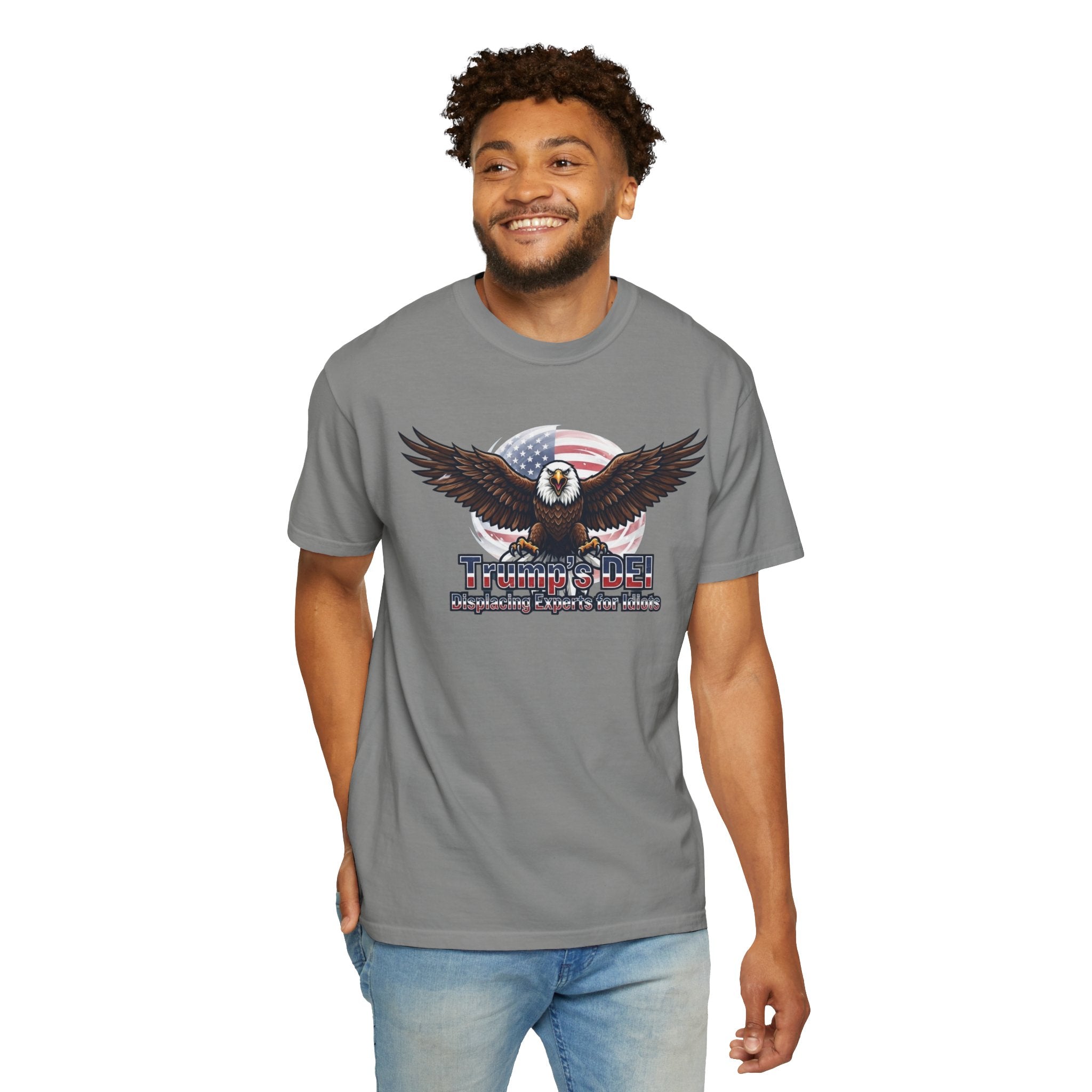 "Trumps DEI" Unisex Garment-Dyed Tee