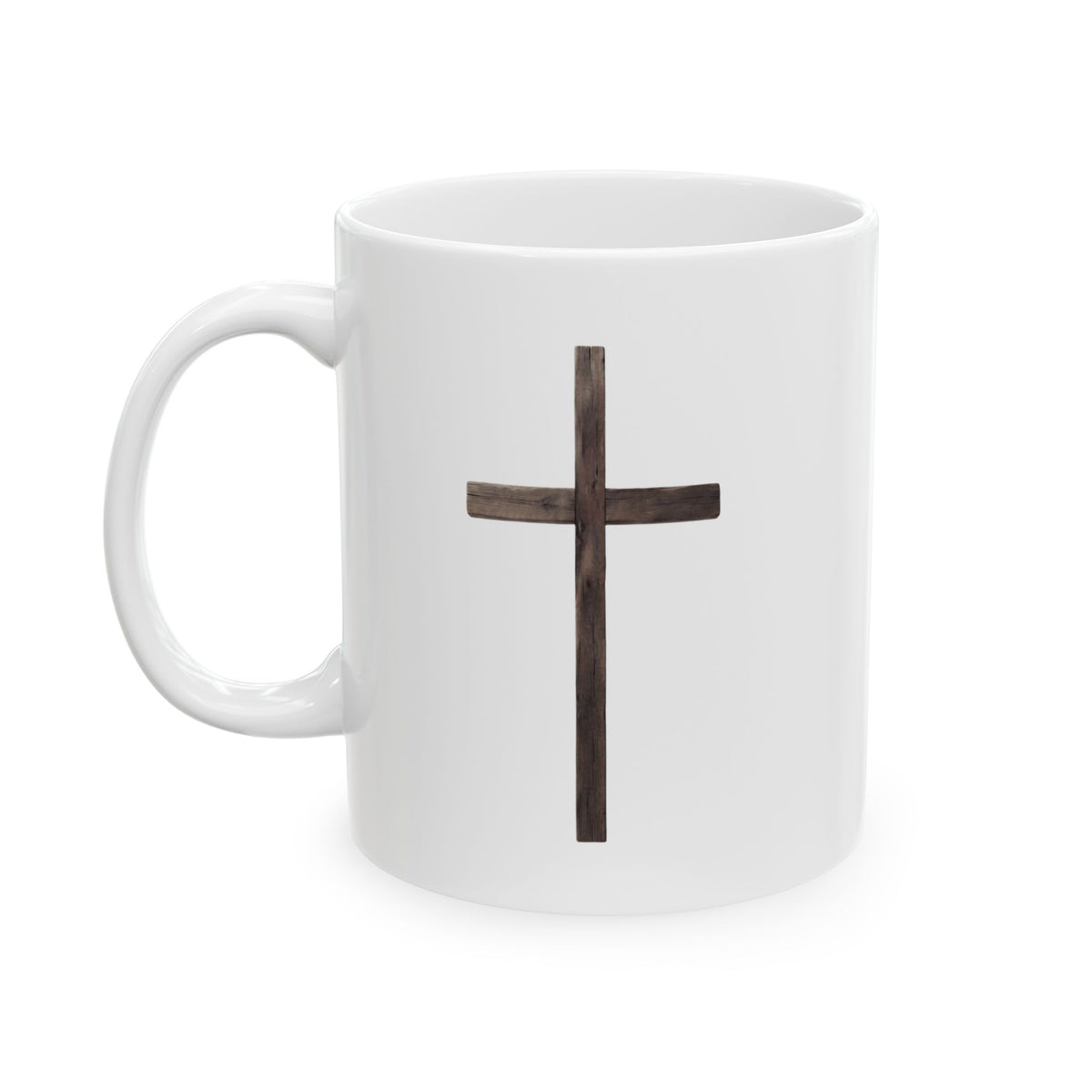 "God Has A Plan For Me" White Ceramic Mug — Graphic