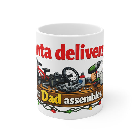 Santa's Easy Job - Dad's Assembly Hell | 11oz Mug