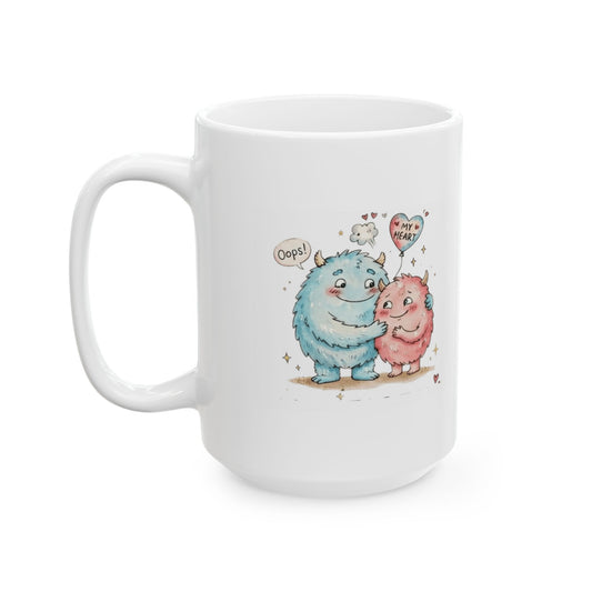 "You Farted All Rights To My Heart" White Ceramic Mug — Graphic
