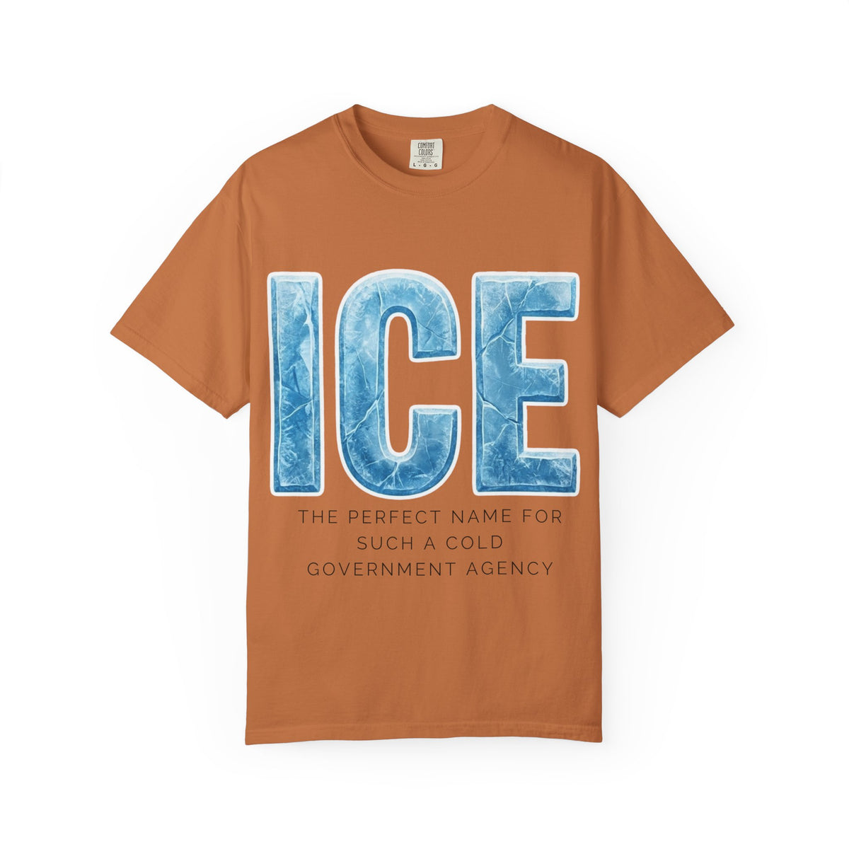 Color: Yam | ICE Cold Government Unisex Garment-Dyed T-shirt