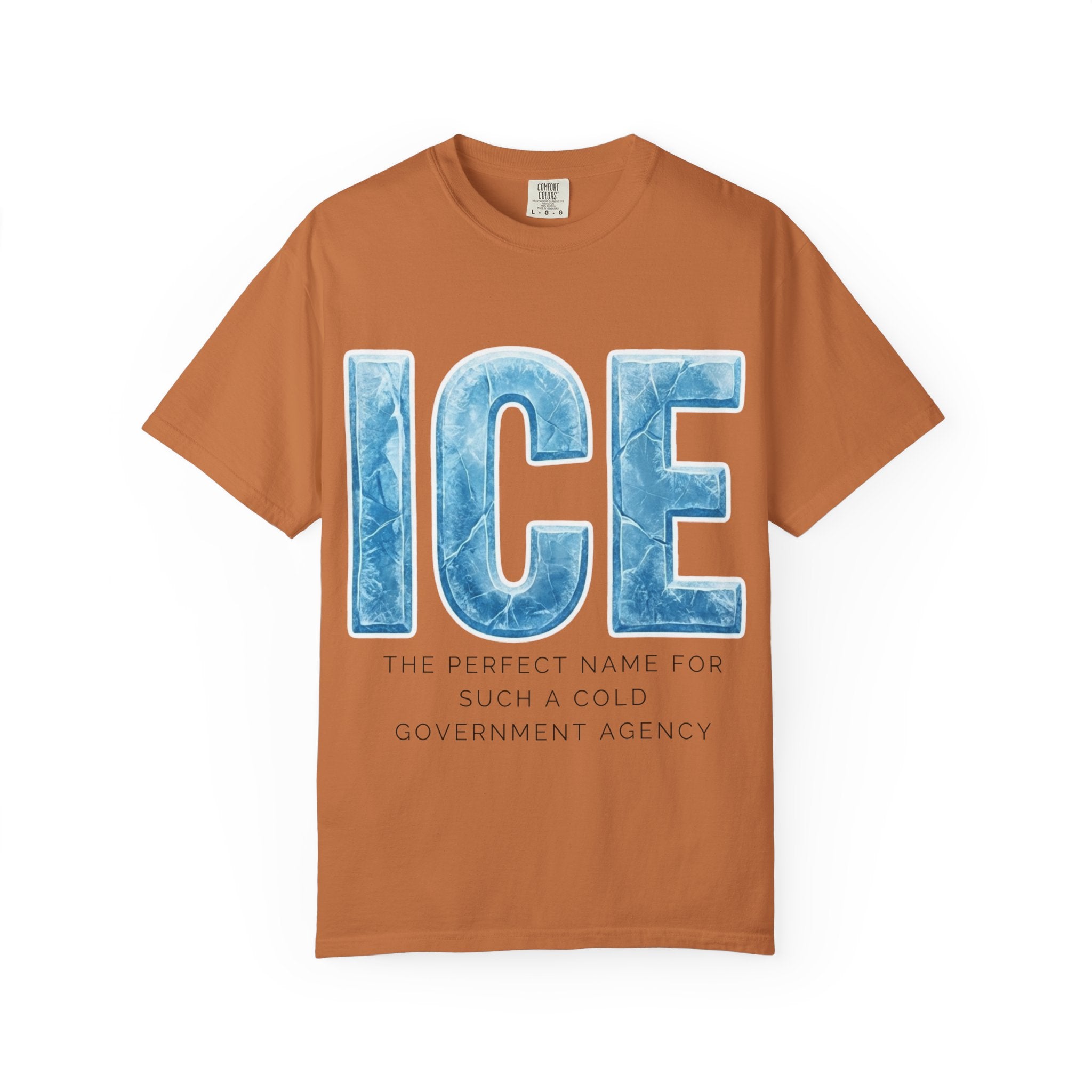 "ICE Cold Government" Unisex Garment-Dyed T-shirt