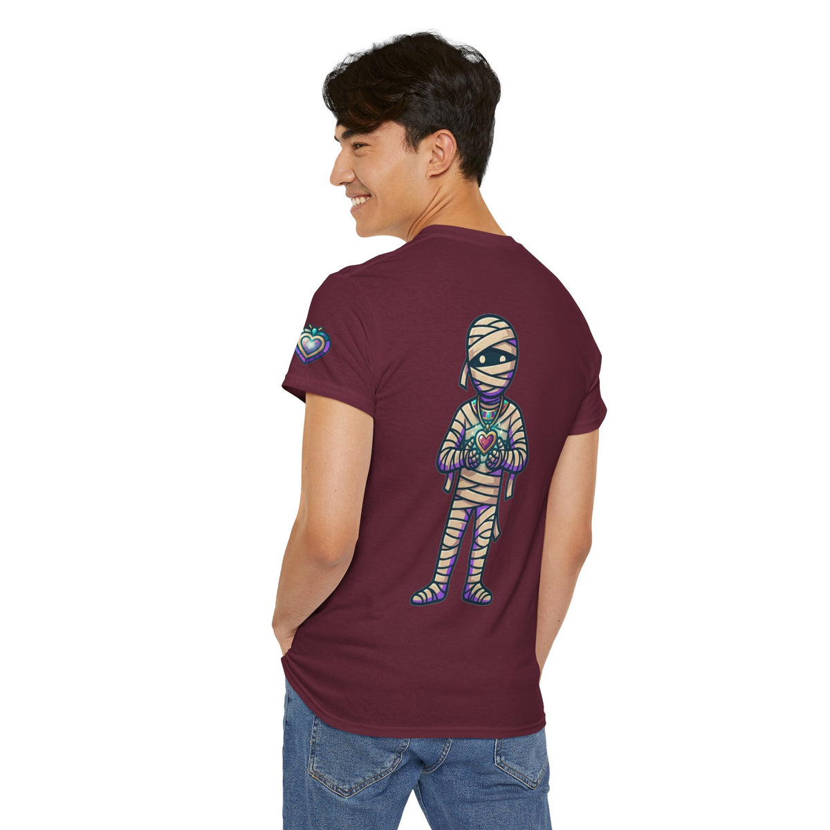 Color: Maroon | Mummy Premium Graphic Tee