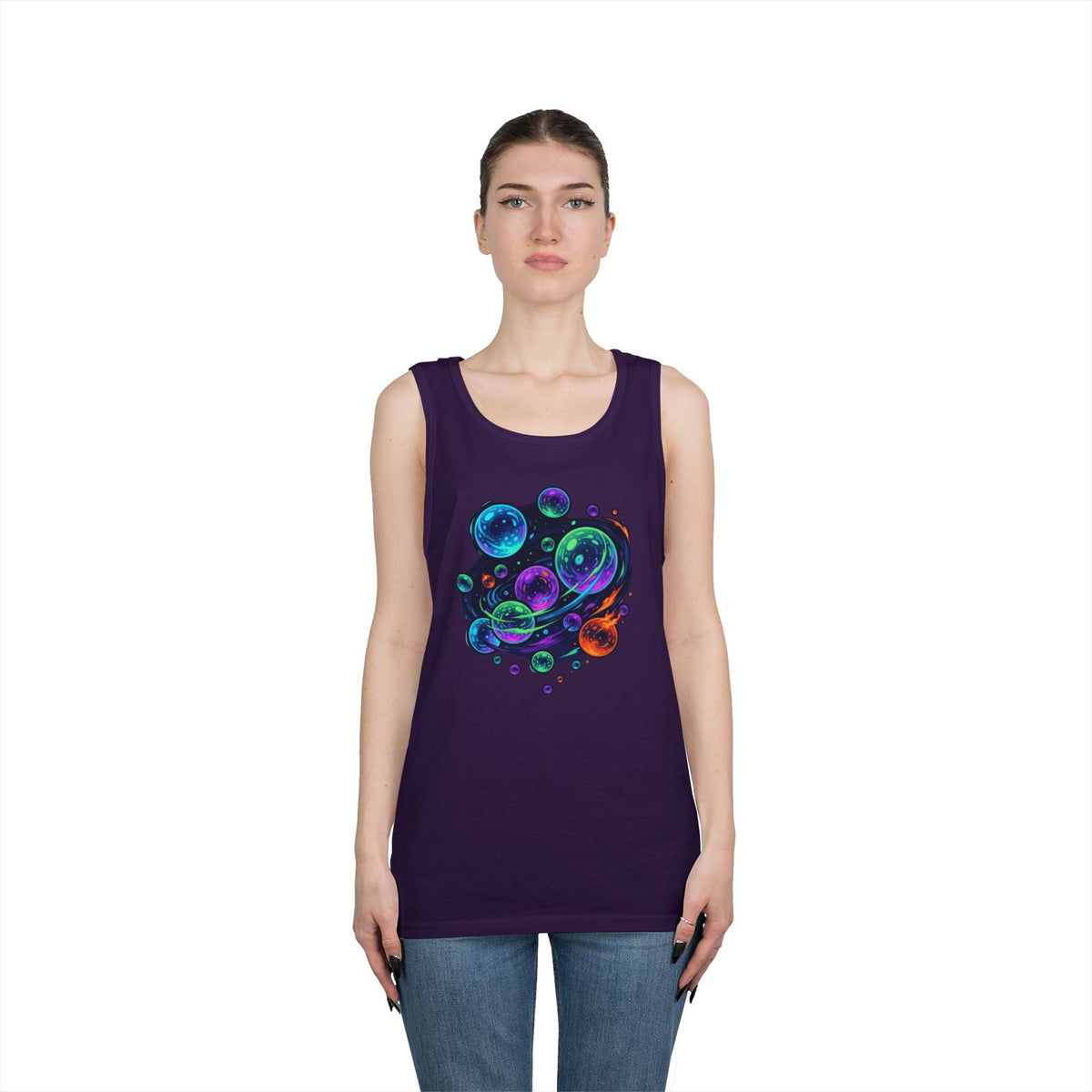 Color: Purple | MinMin Lights (Australian Folklore) Tank Top
