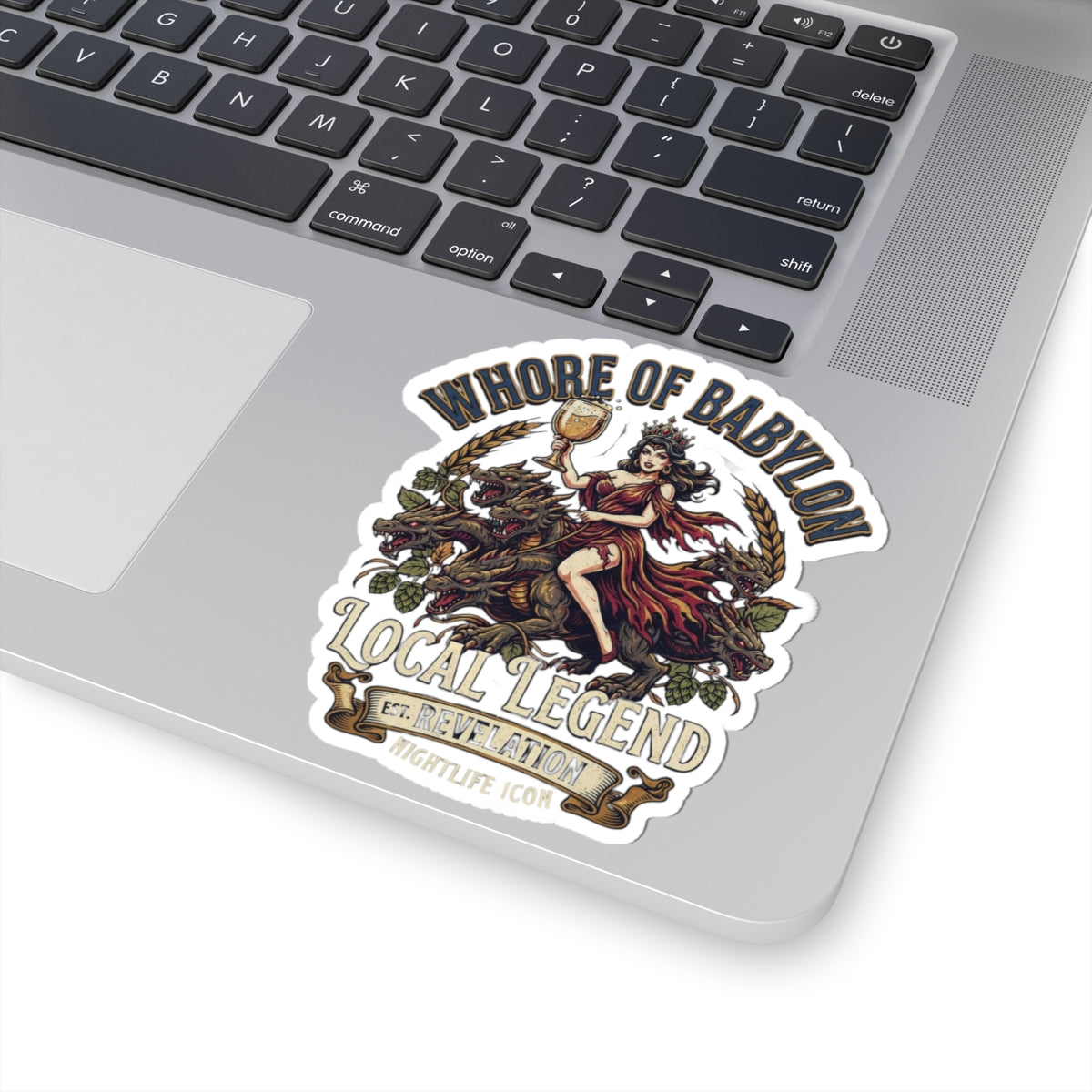 "Good Book Series Whore of Babylon" Sticker — Main