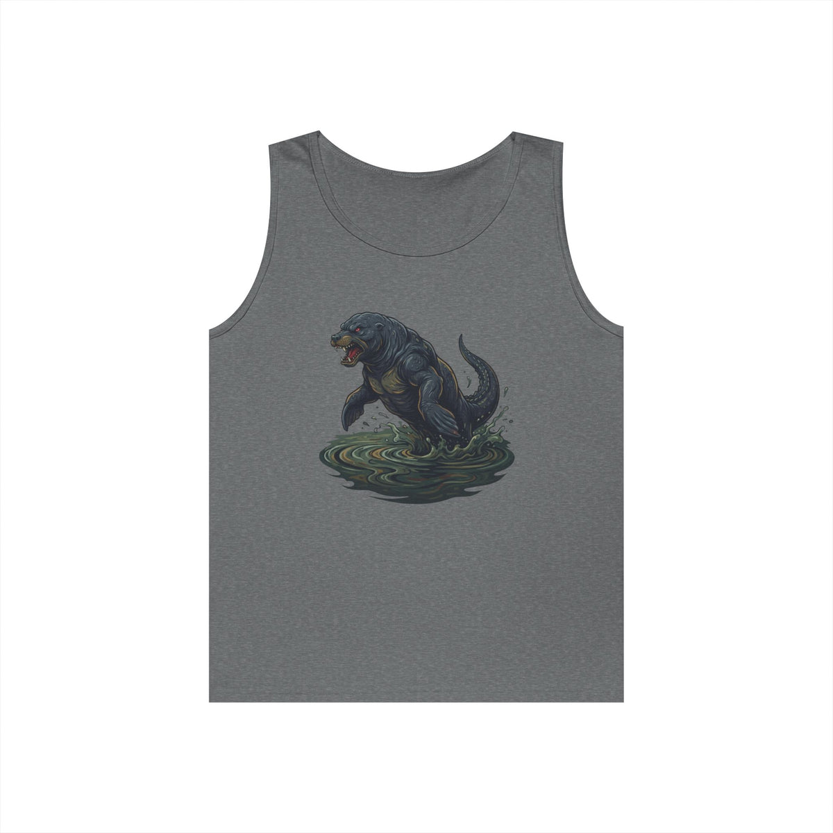 Color: Graphite Heather | Bunyip (Australian Aboriginal Mythology) Tank Top