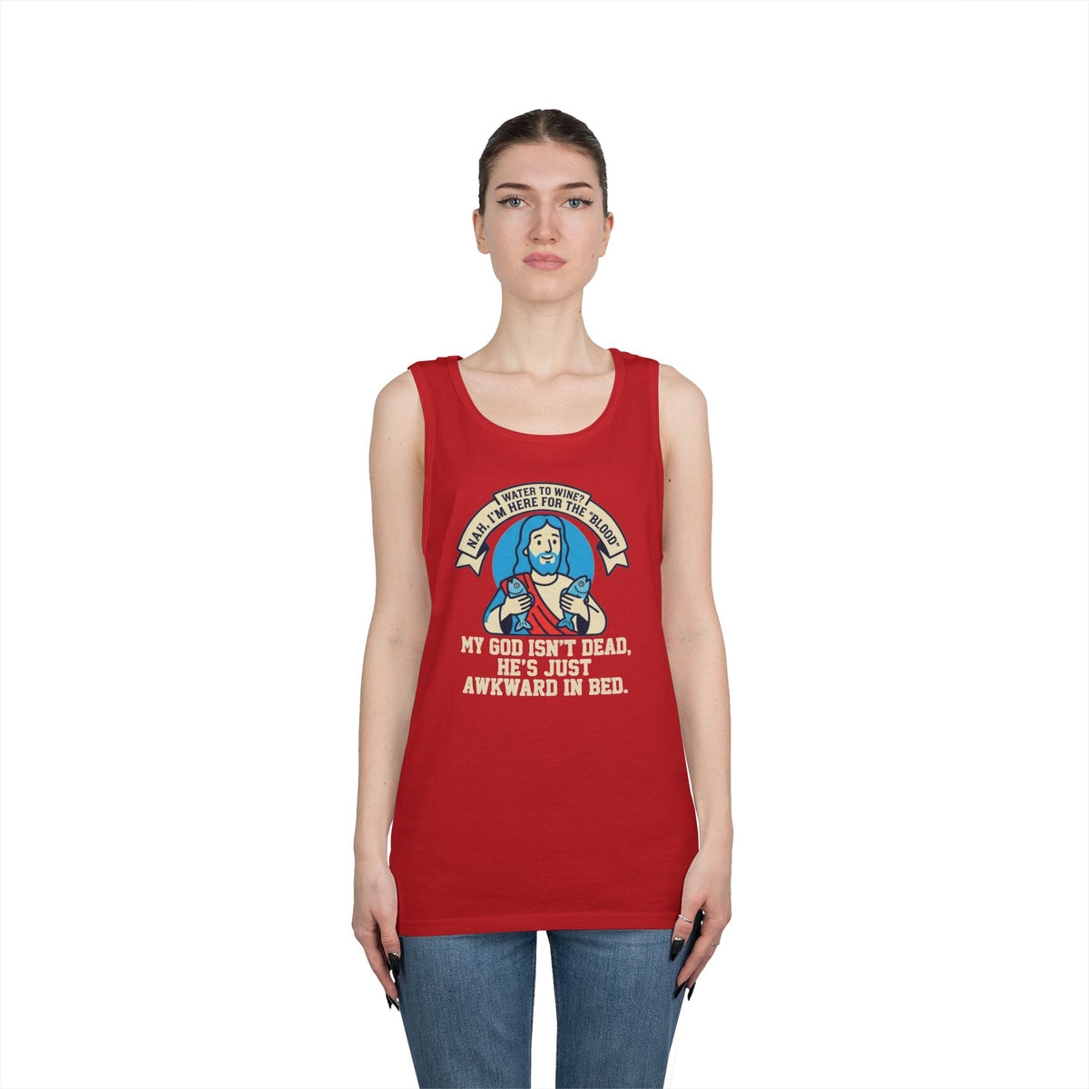 "Good Book Series Not Dead Awkward In Bed" Tank Top
