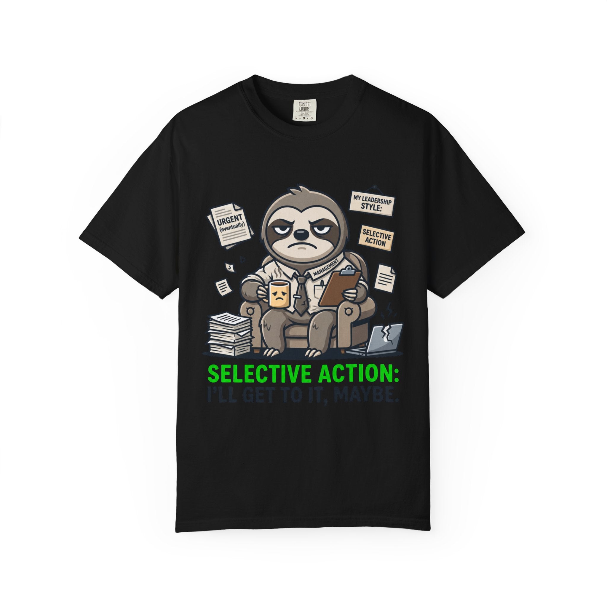 "Selective Action" Unisex Garment-Dyed Tee