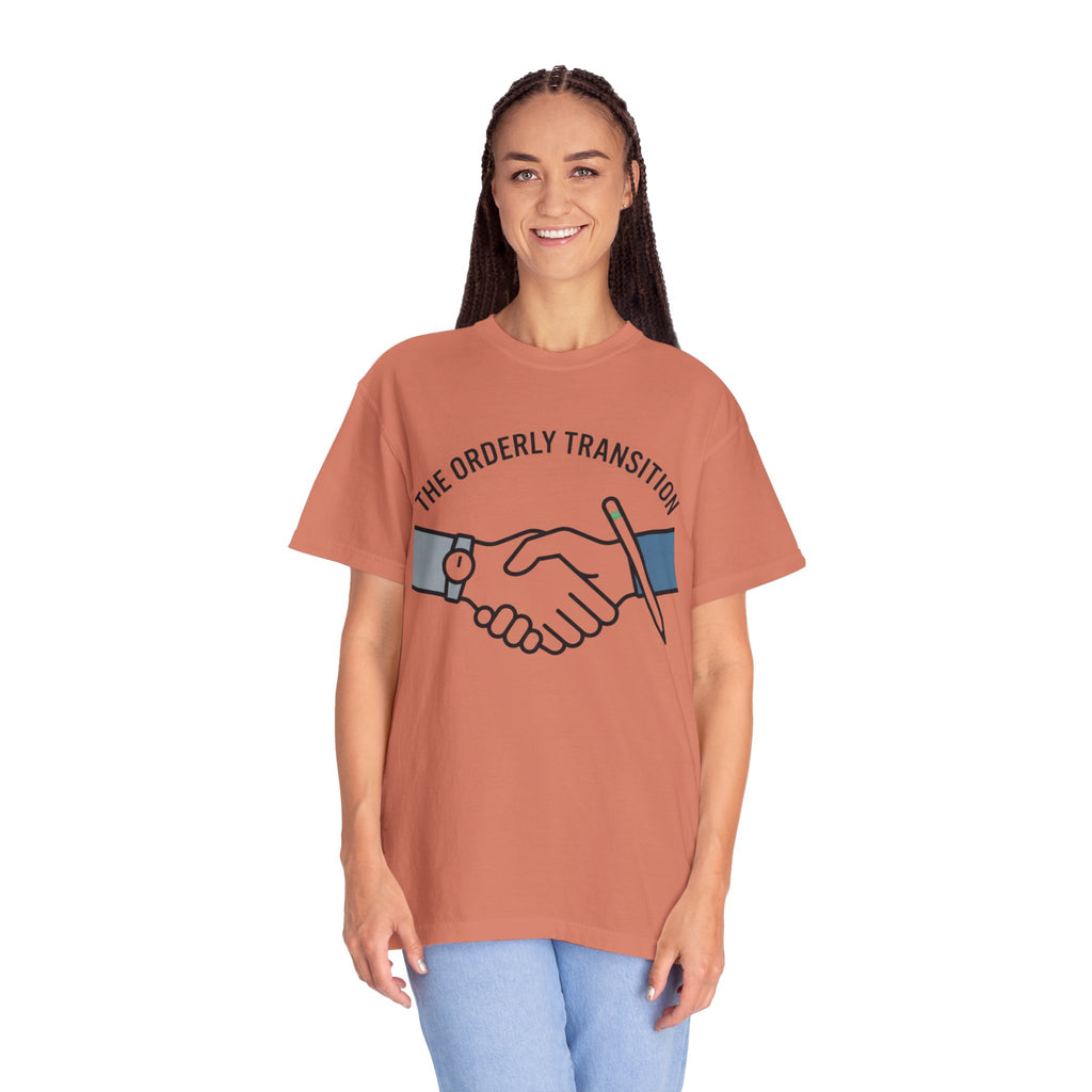 "Orderly Transition" Unisex Garment-Dyed Tee