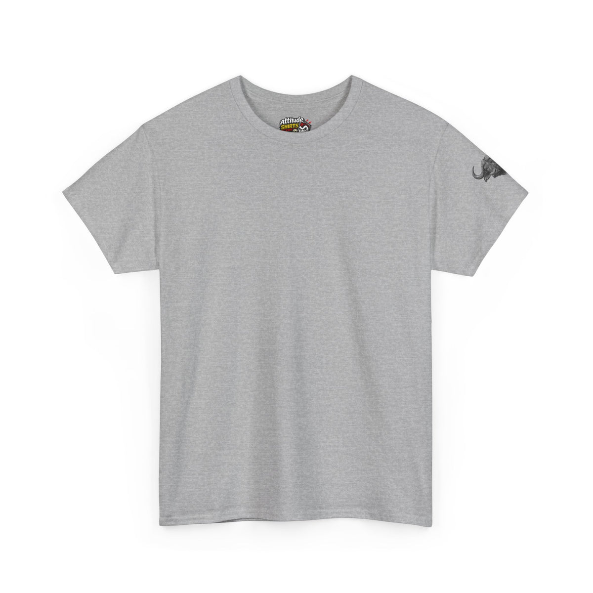 "Pencil Sketch Art Cape Buffalo" Premium Graphic Tee