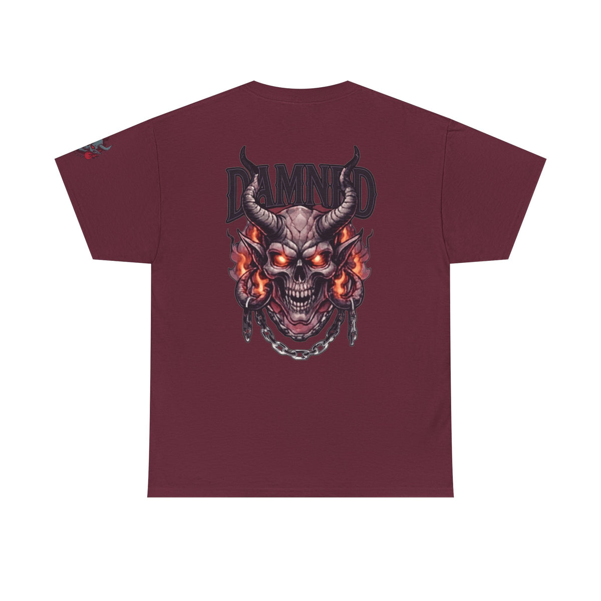 Color: Maroon | Damned Premium Graphic Tee