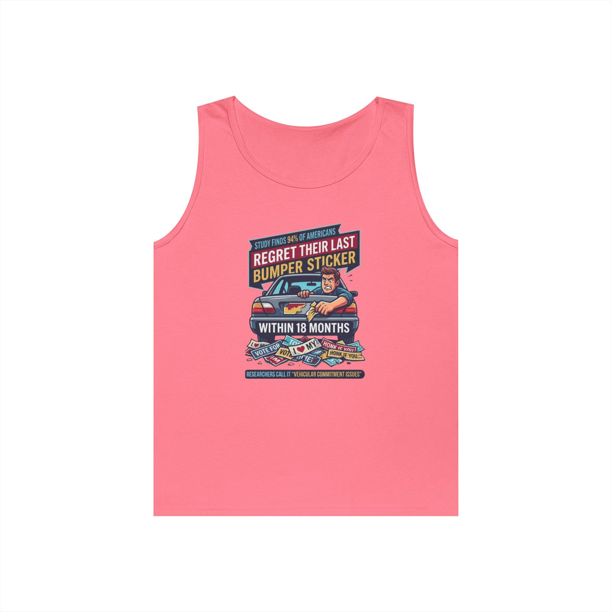 "Bumper Sticker Regret" Tank Top