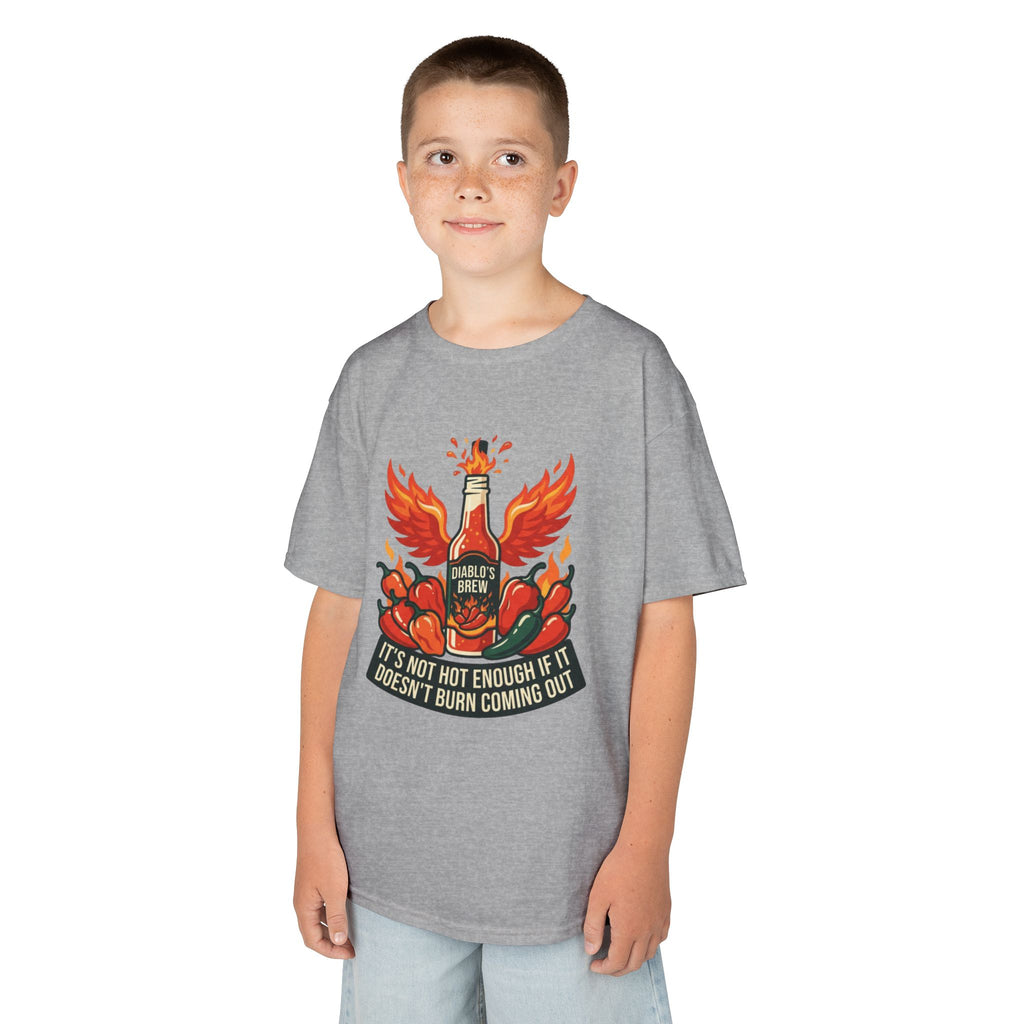 "Burns Coming Out" Kids Tee