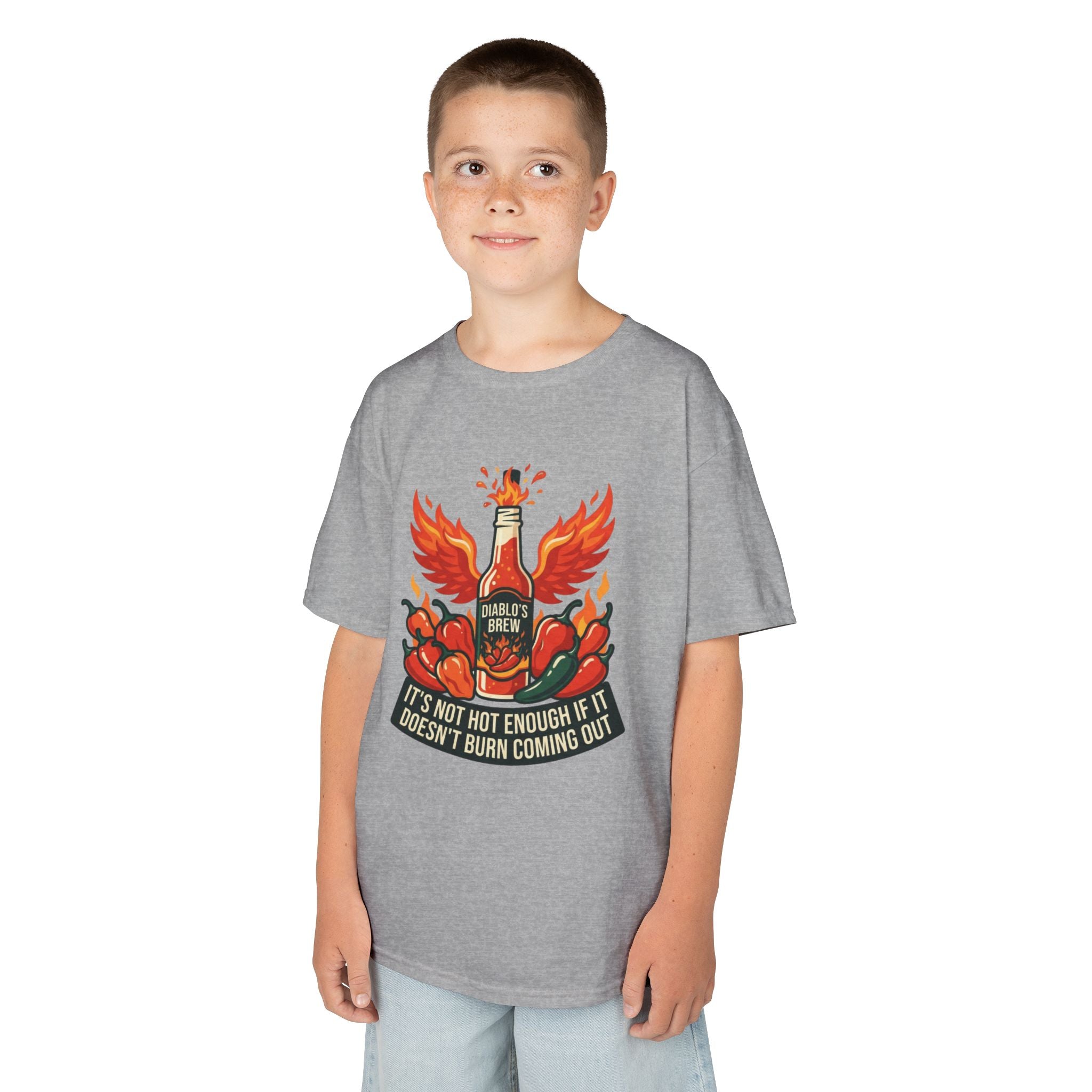 "Burns Coming Out" Kids Tee