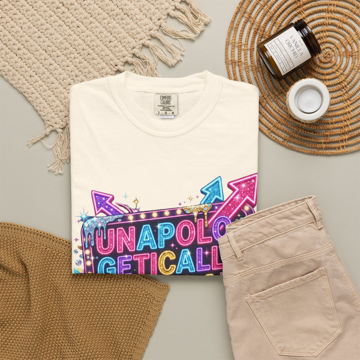 Unapoligetically Extra Unisex Garment-Dyed Tee