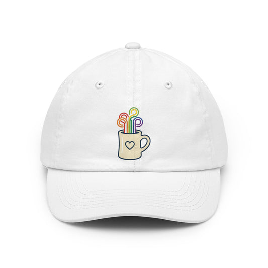 Color: White | Strong Loud Extra Steamy Dad Hat