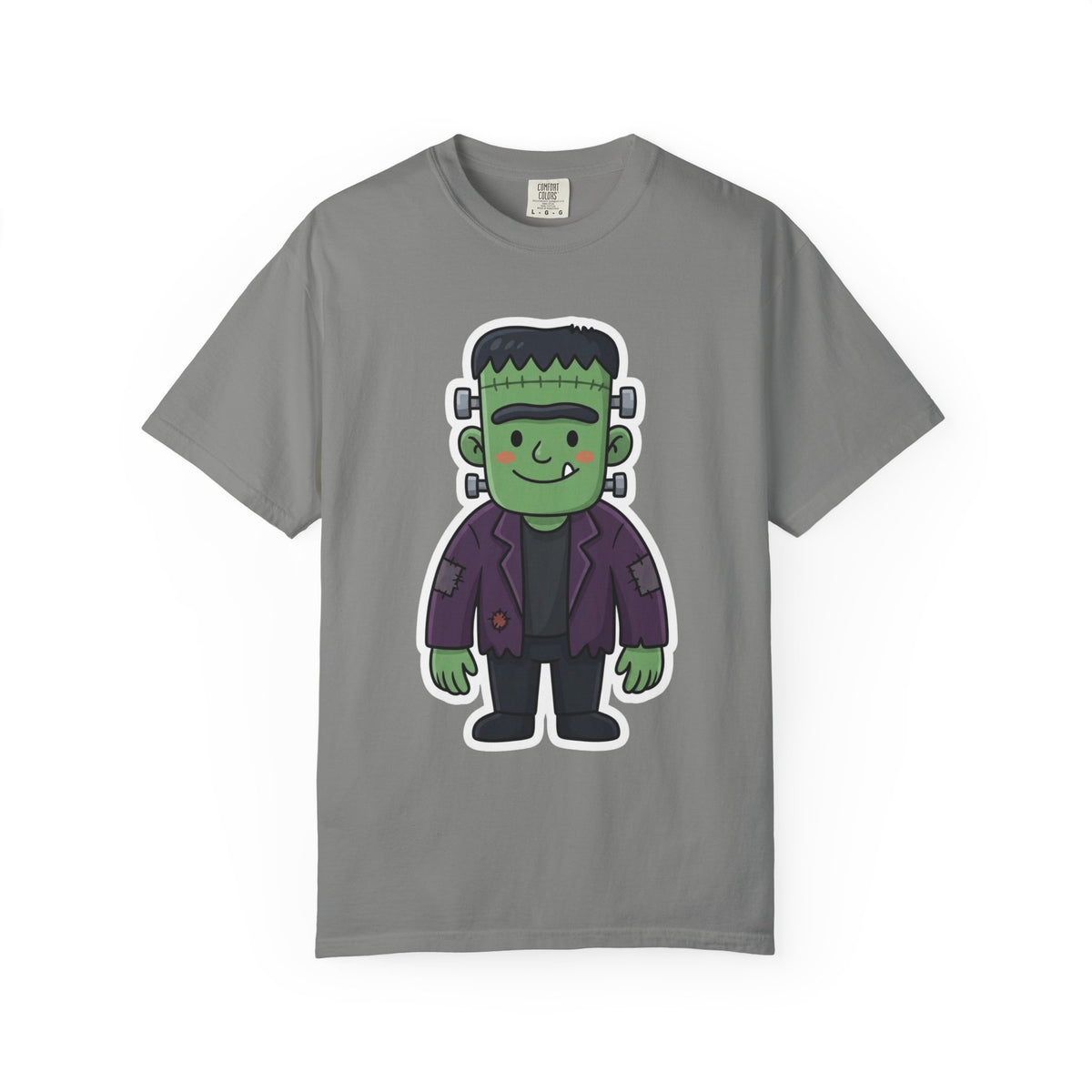 Color: Granite | Frankenstein Unisex Garment-Dyed Tee